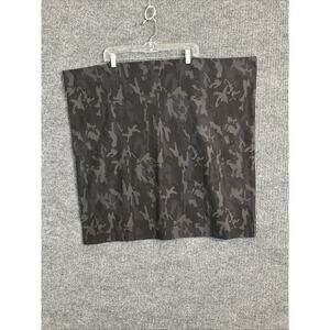 Lululemon Womens Vinyasa Scarf One Size Grey Camo Snap Closure Athleisure